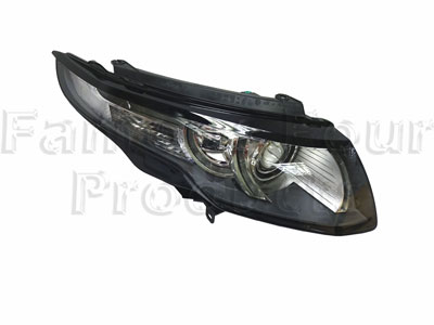 Headlamp with Indicator - Clear Glass
