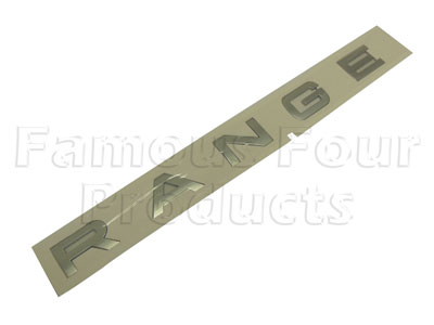 RANGE Lettering - Rear