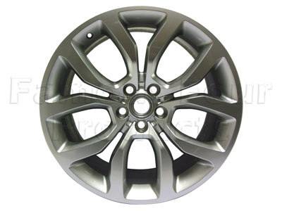 Alloy Wheel 9.5 x 21 Sparkle Silver
