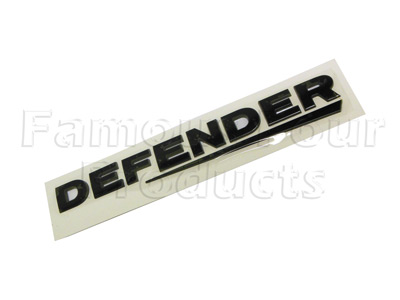 DEFENDER Rear Panel Decal