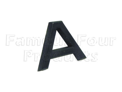 Plastic Lettering - A -