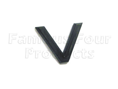 Plastic Lettering - V -