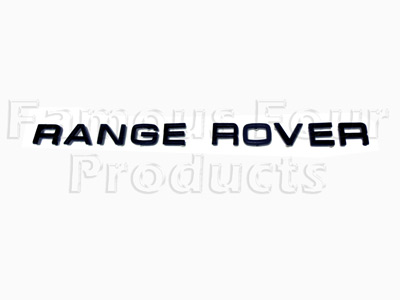 Plastic Lettering Set - RANGE ROVER