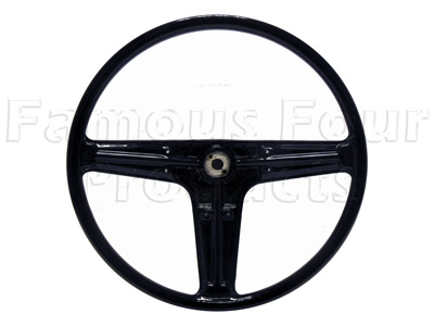 Steering Wheel - 3 Spoke - Black