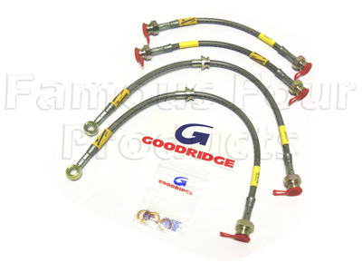 Braided Brake Hose Kit