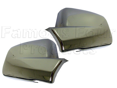 Chrome Finish Door Mirror Covers