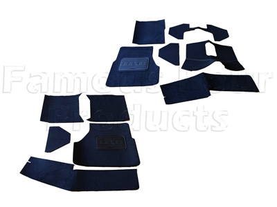Front Carpet Set - Standard Quality - Black
