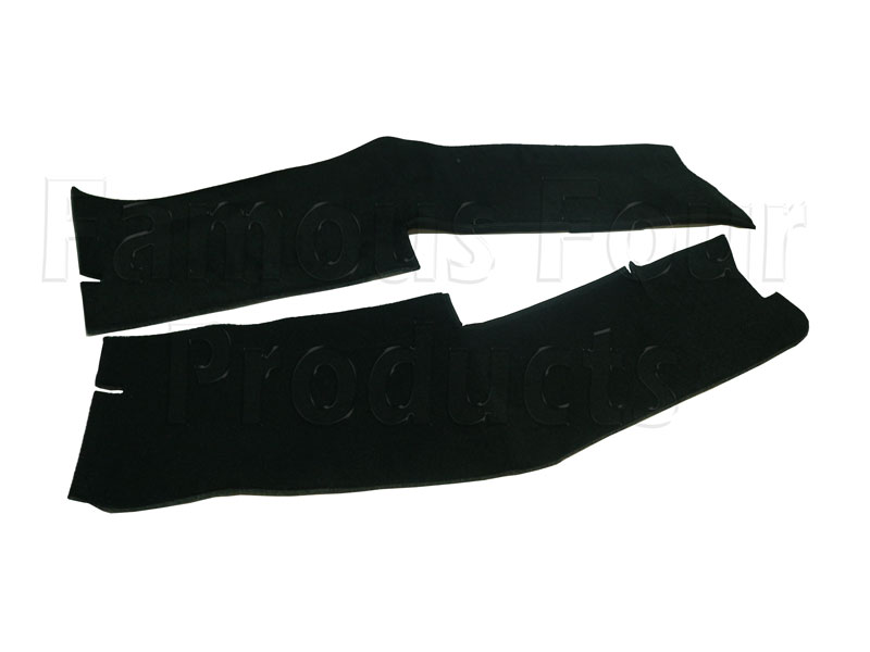 Front Carpet Set - Standard Quality - Black - Image 3