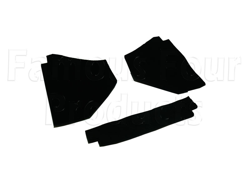 Front Carpet Set - Standard Quality - Black - Image 5