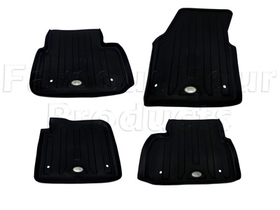 Rubber Footwell Mat Set