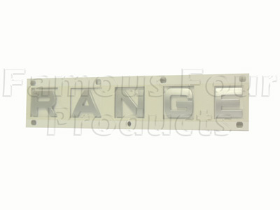 Tailgate Lettering RANGE