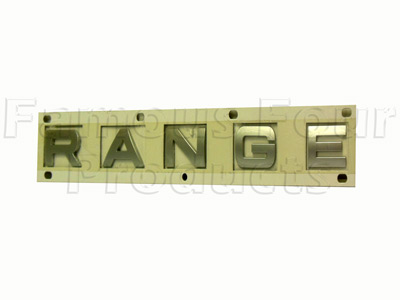 Bonnet Lettering RANGE