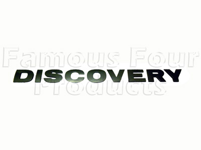 D I S C O V E R Y Tailgate Lettering