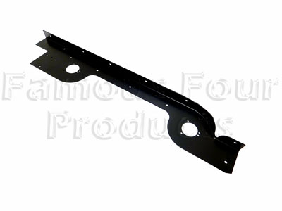 Rear Lower Body Side End Corner Capping - Black Metal
