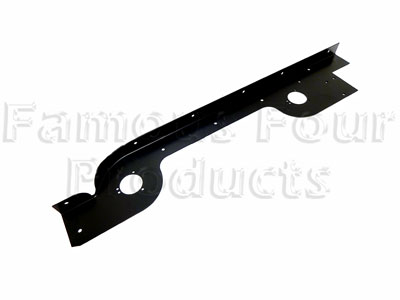 Rear Lower Body Side End Corner Capping - Black Metal