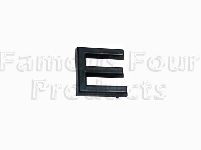 Plastic Lettering - E -
