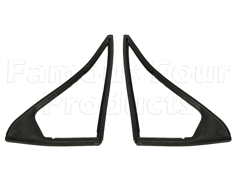 Front Quarterlight Window Rubber Surround Seals - 2 Door