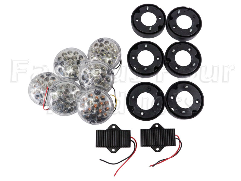 NAS Spec Rear Light Kit - Clear LED