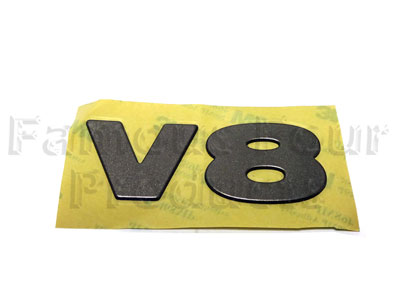Badge - V8 - Silver