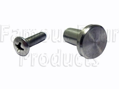 Sliding Side Window Catch Screw and Finisher