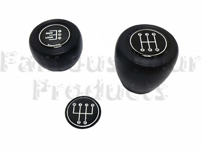 Gear and Transfer Knob Set - 5 Speed