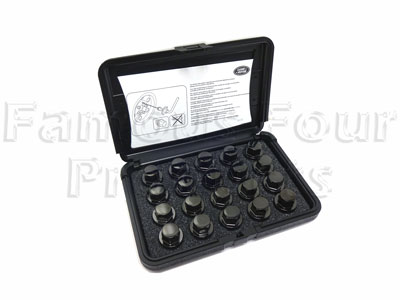 Wheel Nut Set for Alloy Wheels - Gloss Black