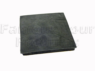 Rubber Pad - Chassis to Floor Support Brace