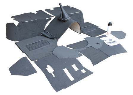 Front Carpet Set - Premium Quality - Black