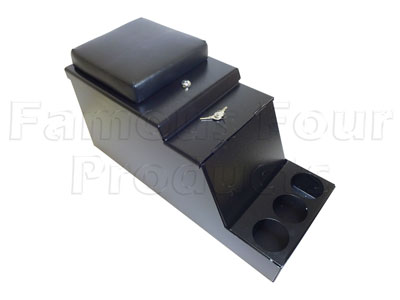 Centre Cubby Security Box - Lockable - Metal
