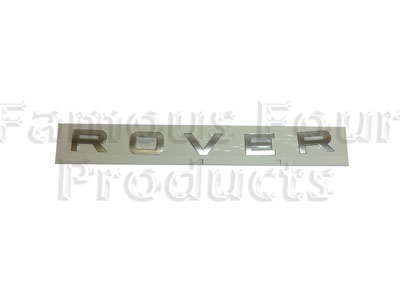 R O V E R Bonnet Lettering