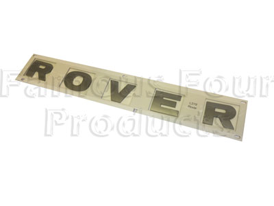 R O V E R Bonnet Lettering