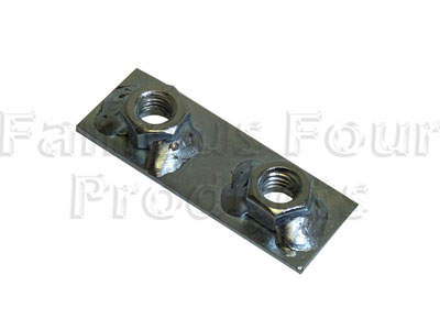 Nut Plate - Seat Belt Mounting Bracket - Rear Underbody to Chassis