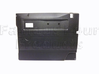 Front Door Trim Card - Interior - Black