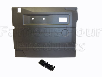 Front Door Trim Card - Interior - Grey