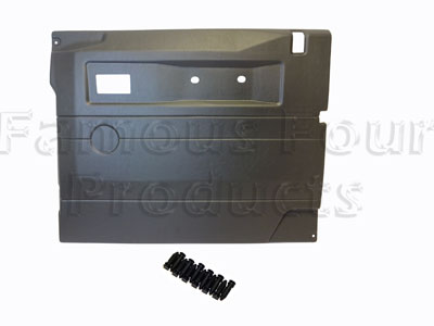 Front Door Trim Card - Interior - Grey