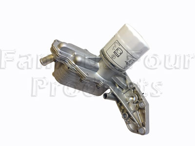 Oil Cooler Assembly with Oil Filter Housing