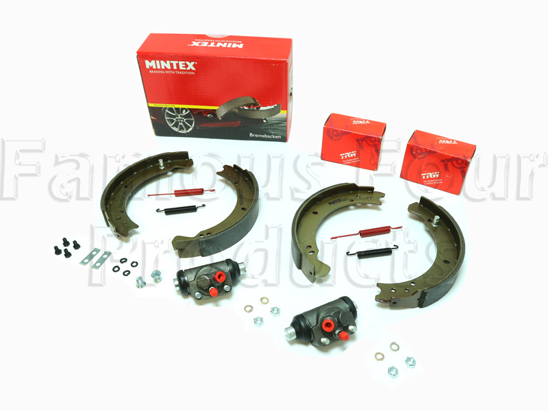 Brake Shoe & Wheel Cylinder Axle Kit