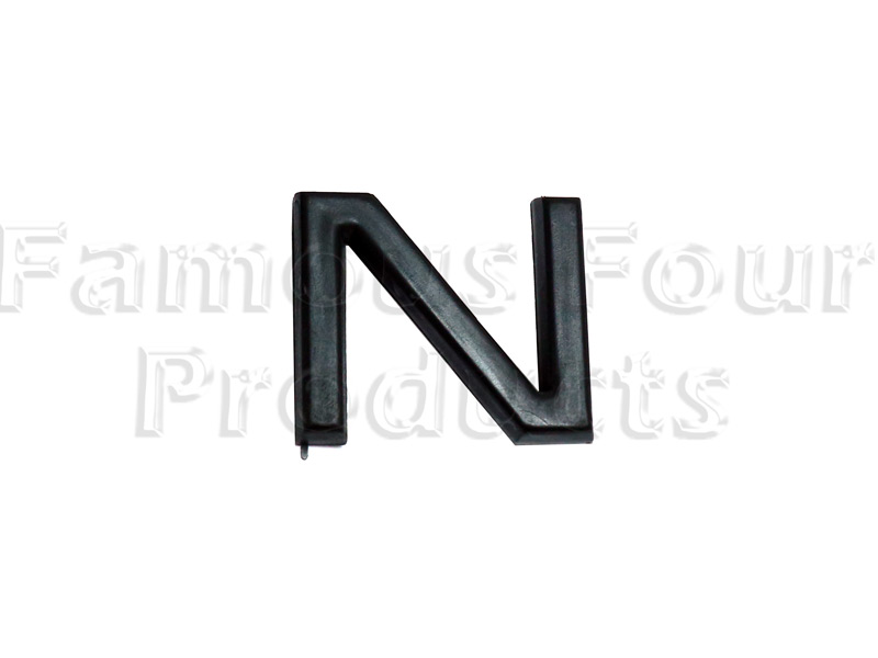 Plastic Lettering - N -