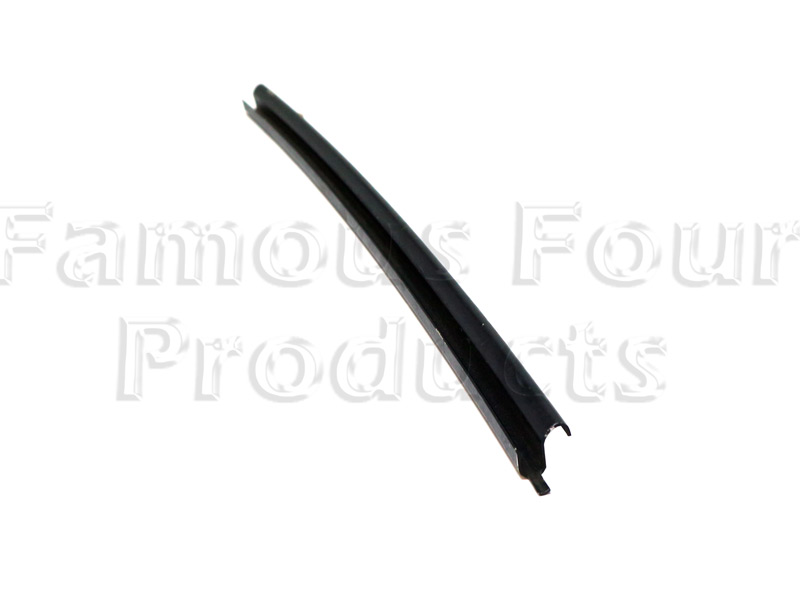 Aluminium Channel for Rubber - Sliding Side Window Vertical End