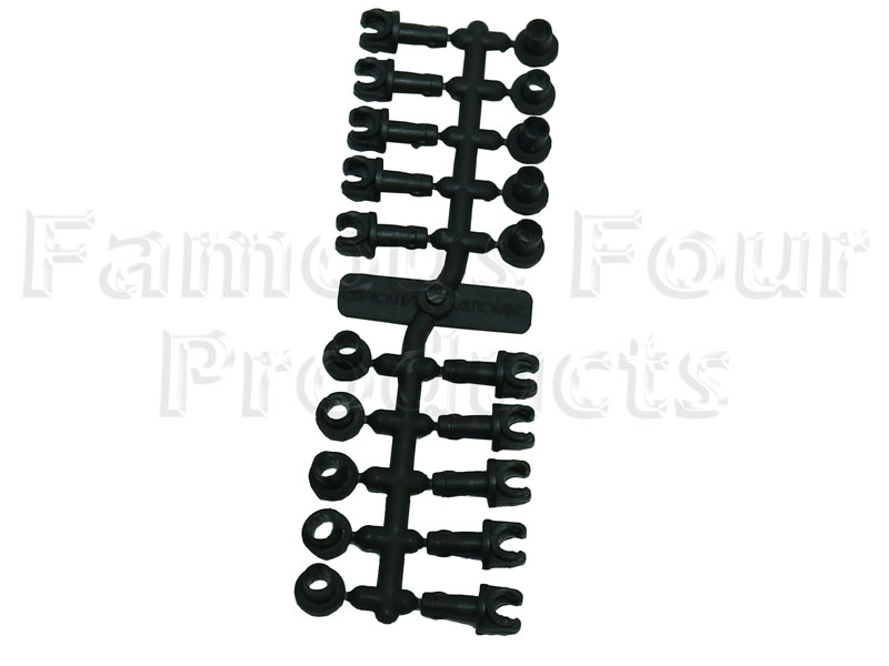 Plastic Clips for Securing 3/16 Brake Pipes