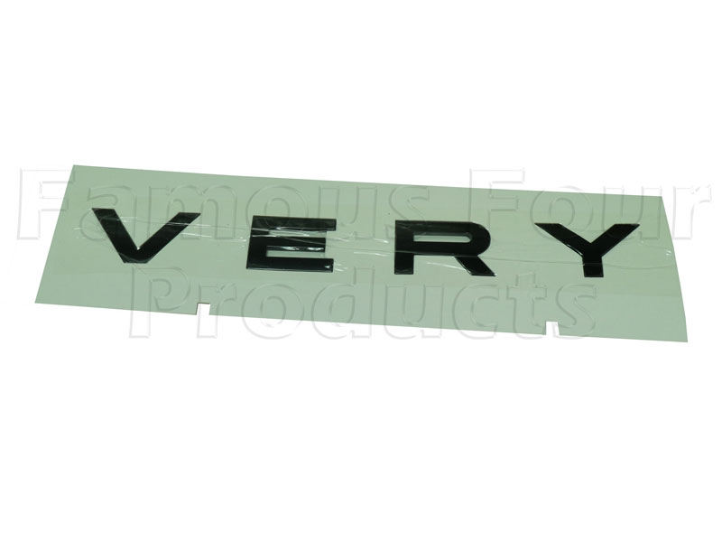 Decal - V E R Y