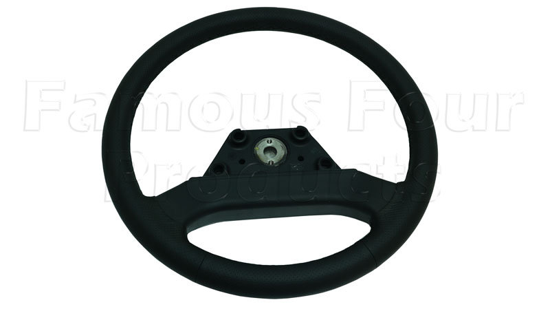 Steering Wheel - 2 Spoke Black Plastic