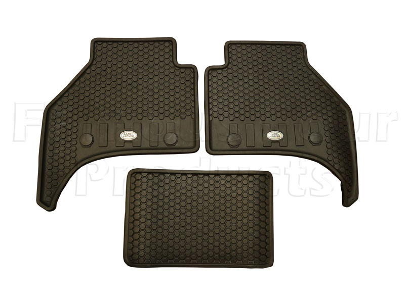 Footwell Rubber Mat Set - Deep Sided