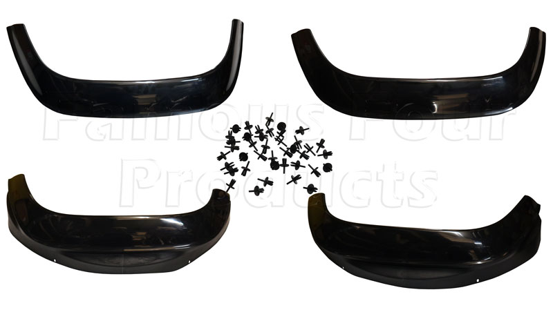 Wheel Arch Eyebrow Spats (Gloss Black)