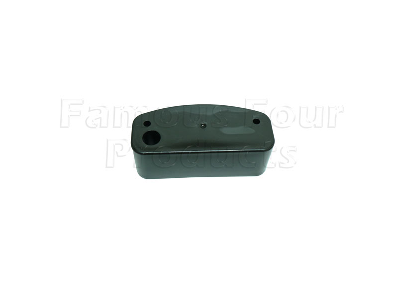 Plinth for Rear Number Plate Lamp - Black