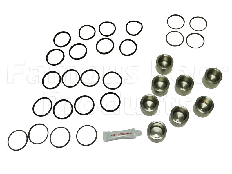 Piston & Seal Kit - Brake Calipers - Stainless Steel