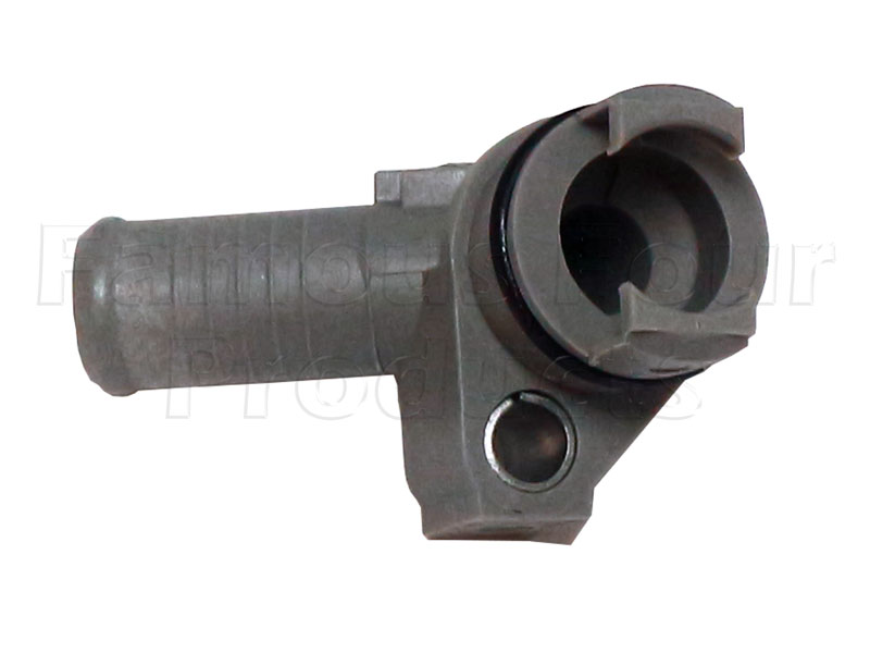 Thermostat and Outlet Pipe - Oil Cooler