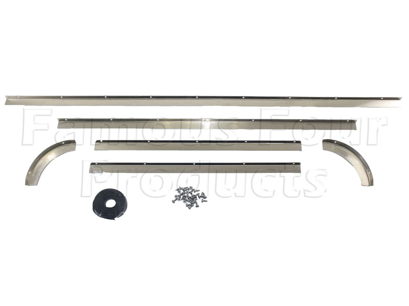 Safari Rear End Door Glass Retainer Strip Kit