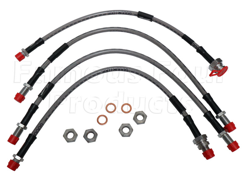 Braided Brake Hose Kit
