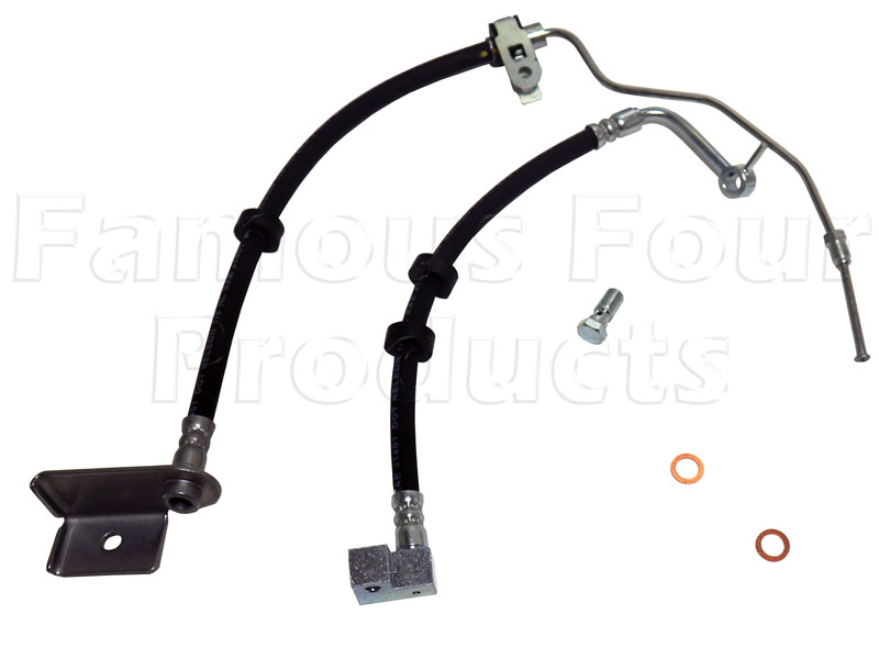 Brake Rubber Flexi-Hose - Rear